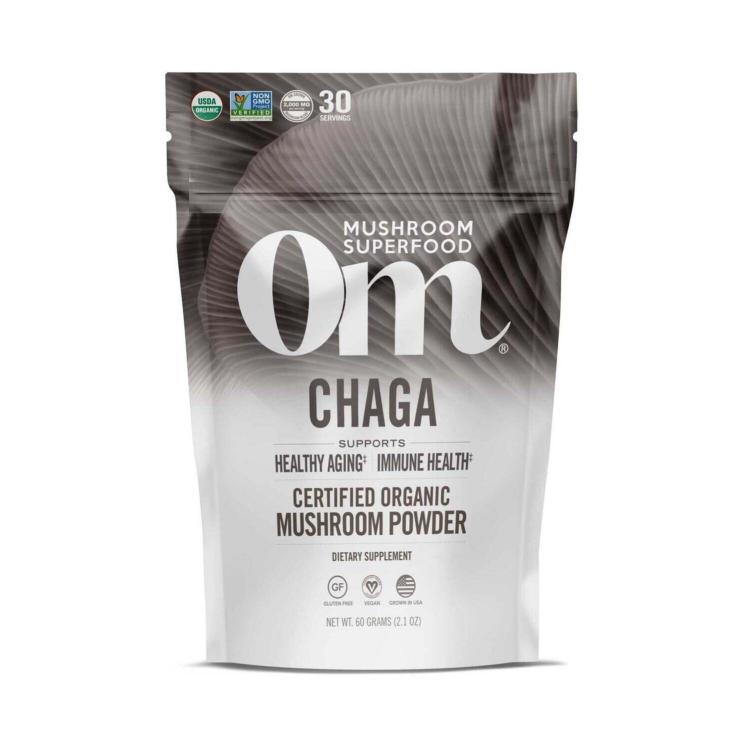 Om Mushroom Superfood Changa Powder