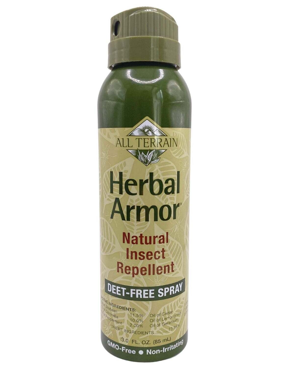 All Terrain Herbal Armor Natural Insect Repellent 3oz Continuous Spray