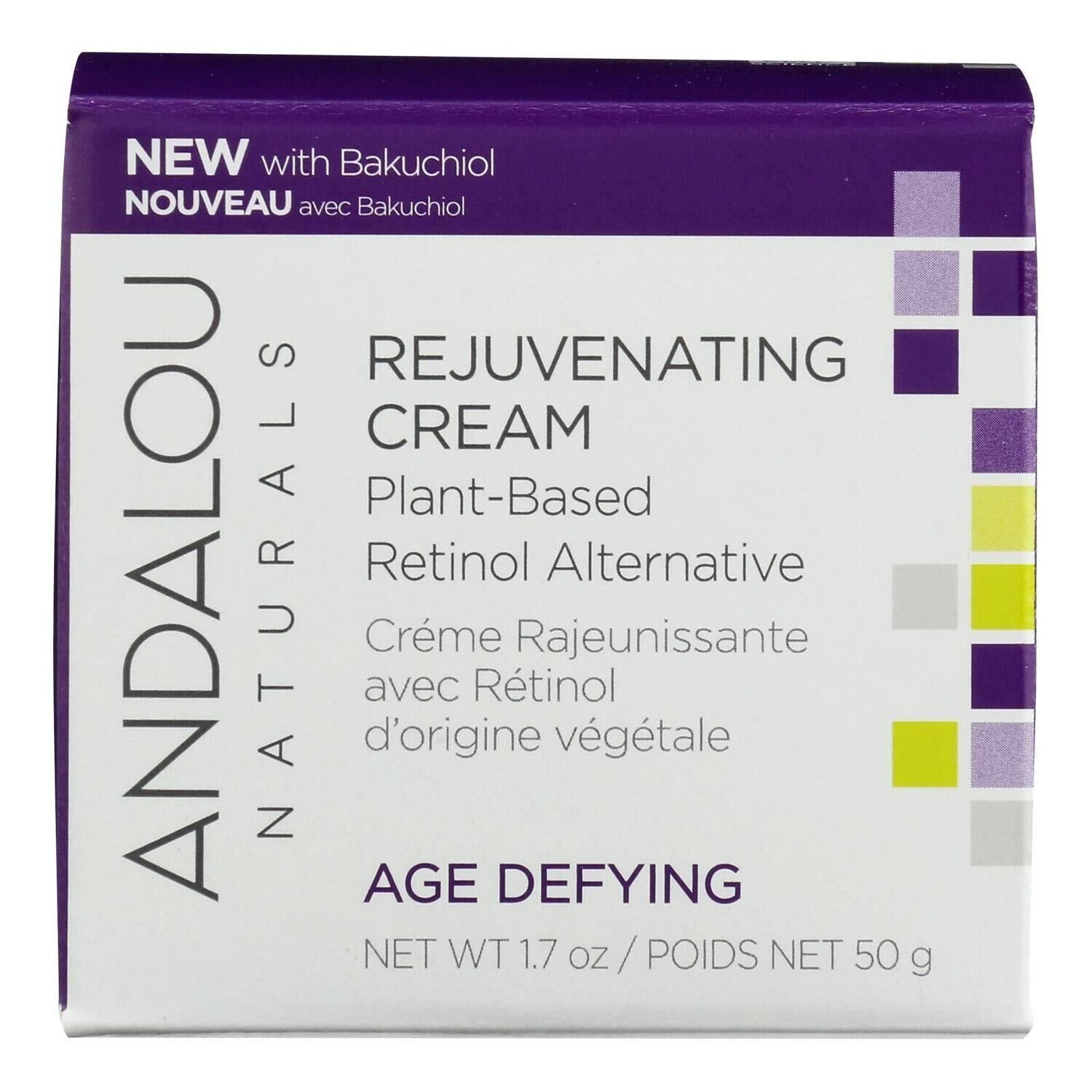 Andalou AD Rejuvenating Cream Retinol Alt 1.7oz