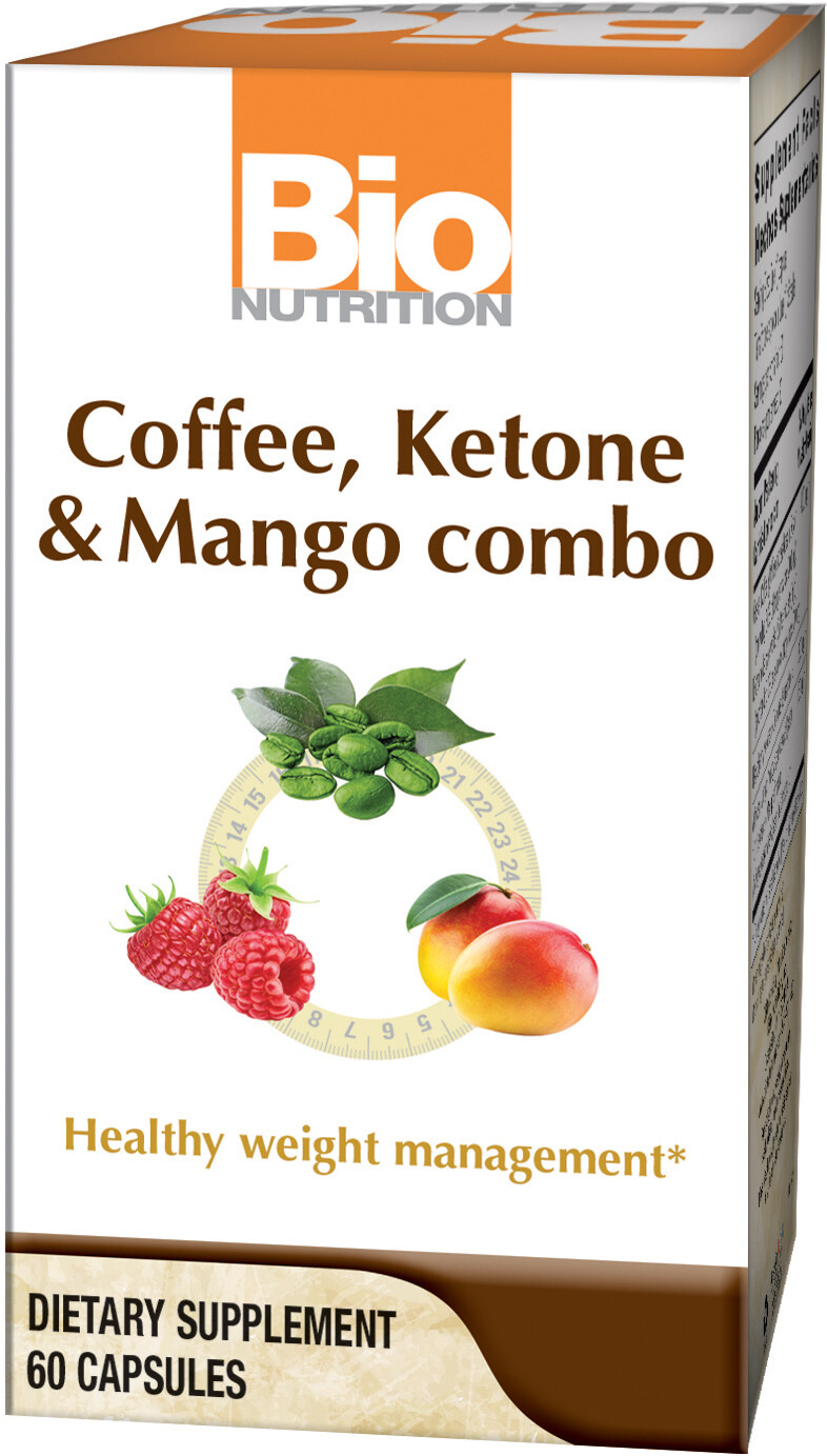 Bio Nutrition Coffee, Ketone, &amp; Mango Combo 60 Caps