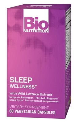 Bio Nutrition Sleep Wellness 60 Veg Caps