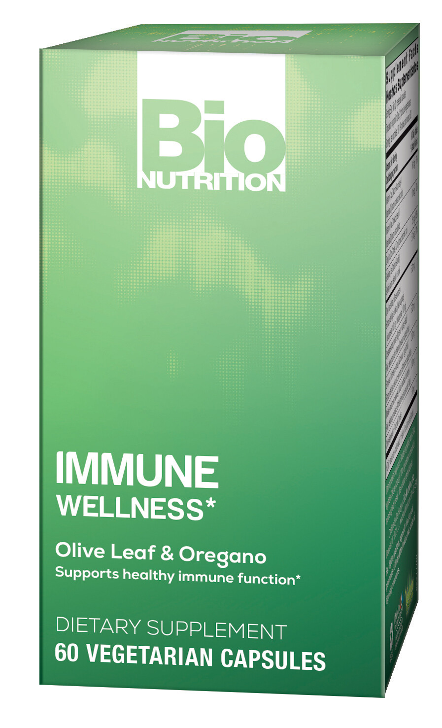 Bio Nutrition Olive Leaf &amp; Oregano Immune Wellness 60 Veg Caps