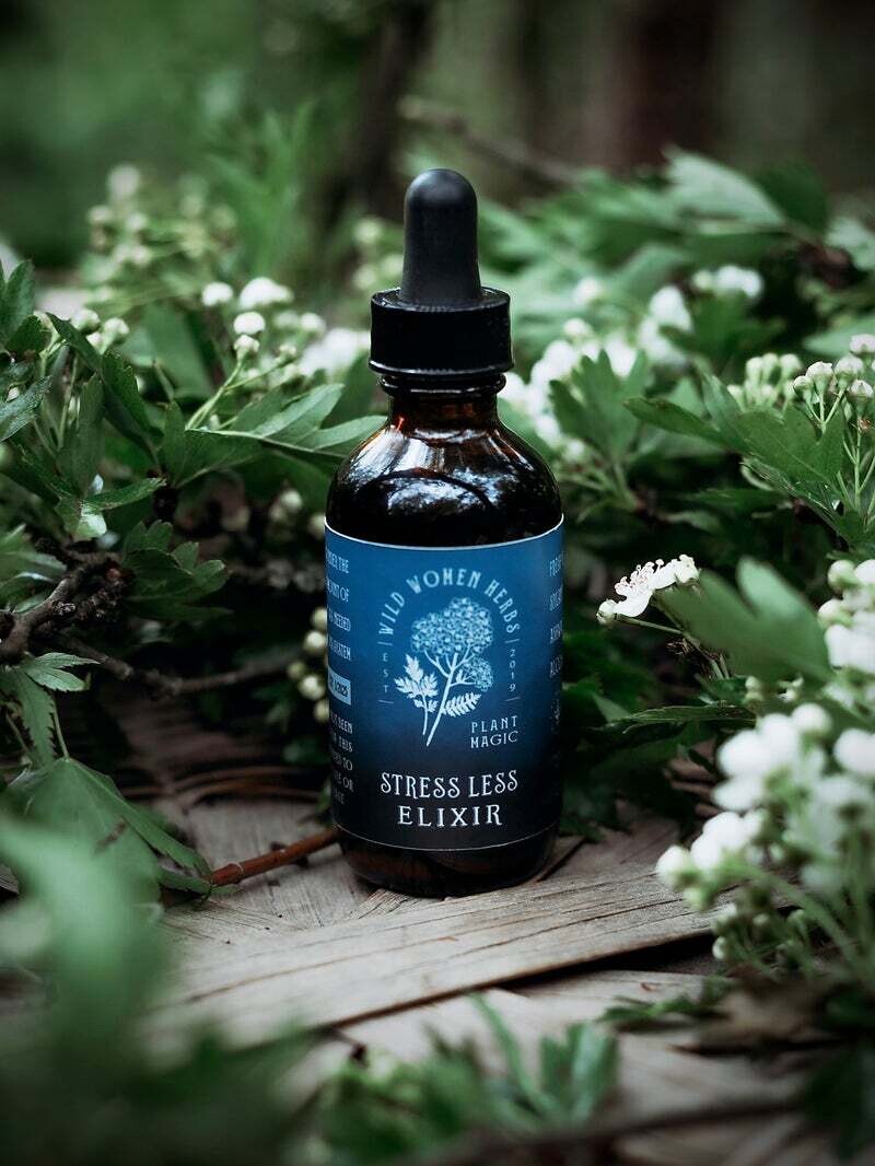 Wild Women Herbs Stress Less Elixer 2oz