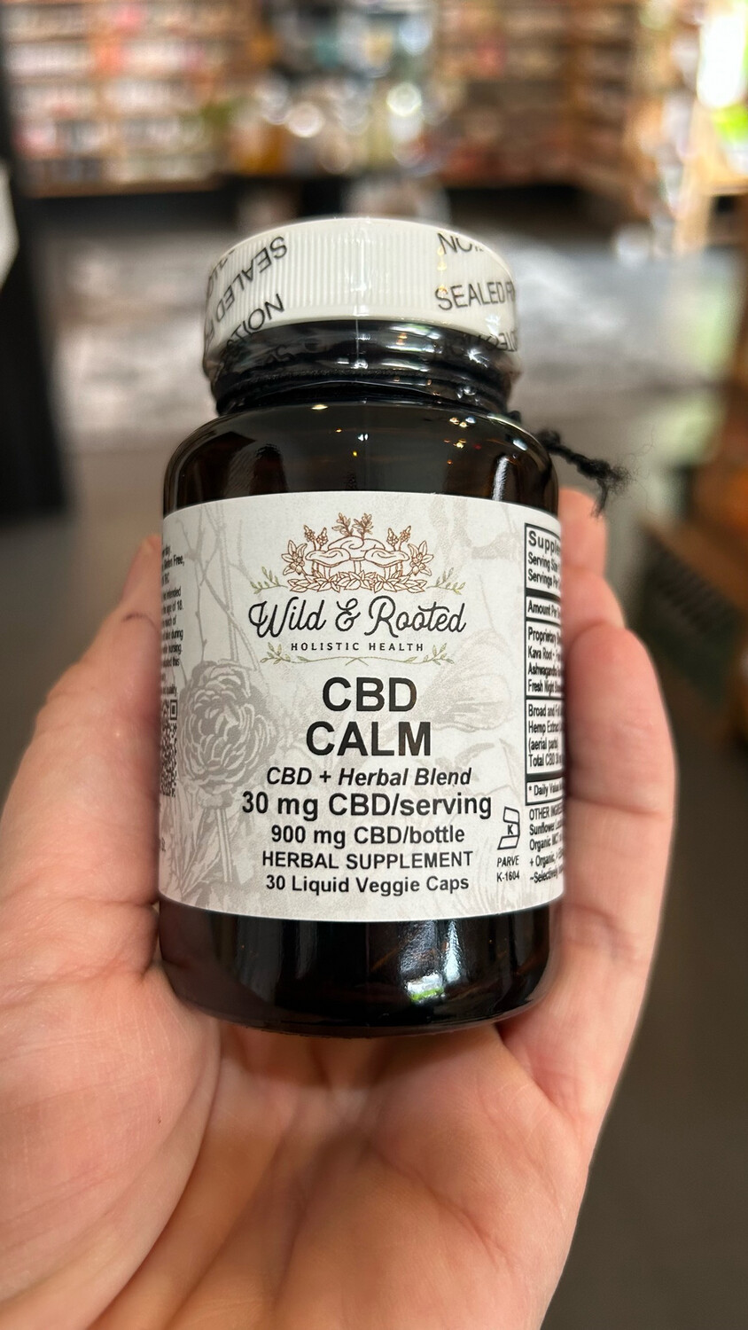Wild + Rooted CBD Calm 900 Mg 30 Caps
