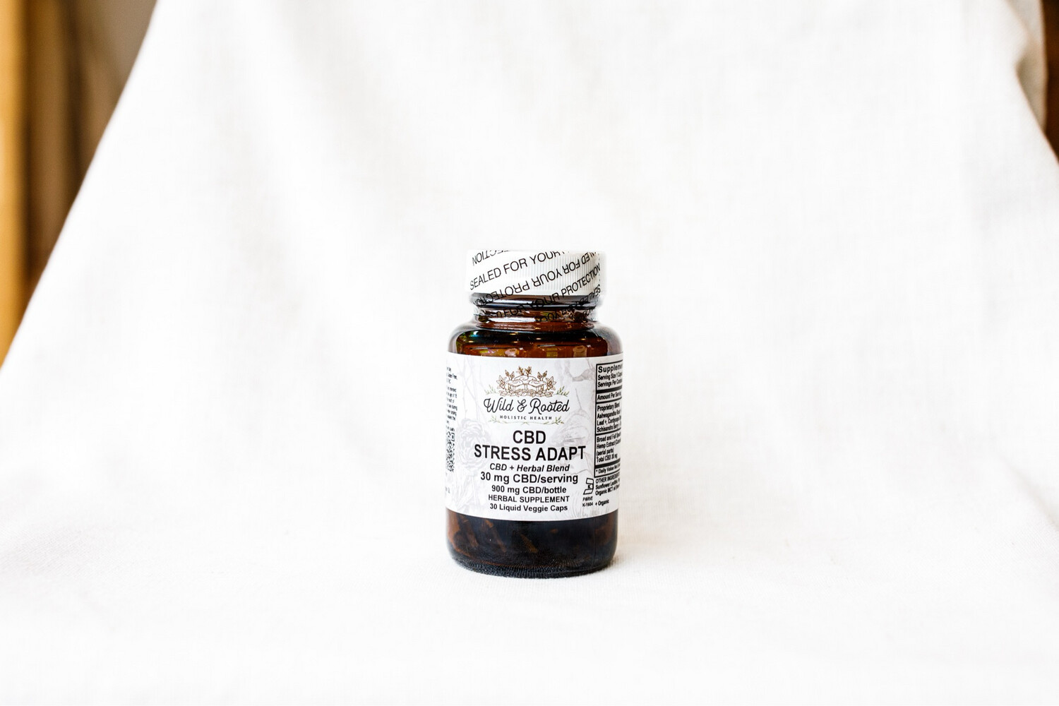 Wild + Rooted CBD Stress Adapt 900 Mg 30 Caps