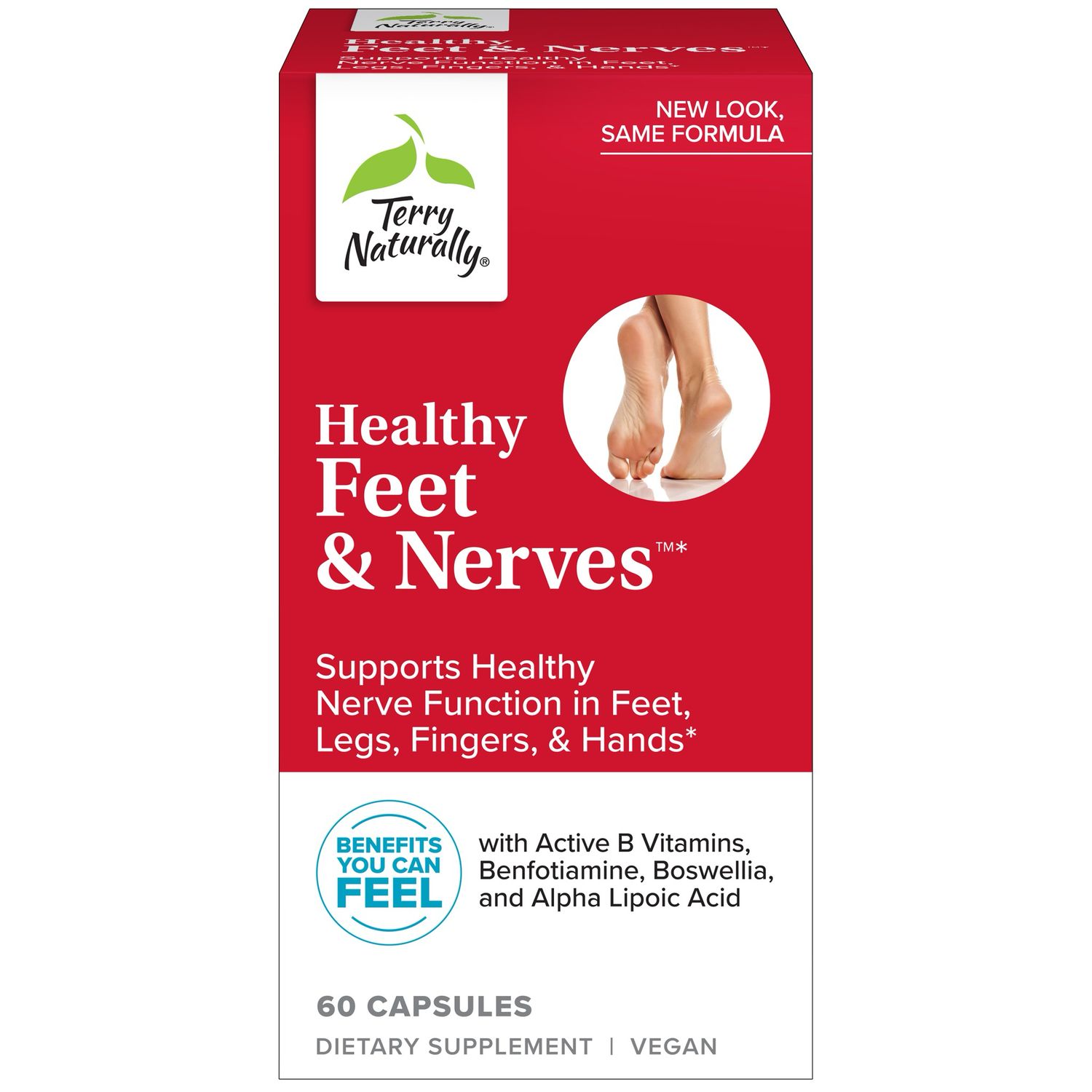 Terry Naturally Healthy Feet &amp; Nerves 120caps