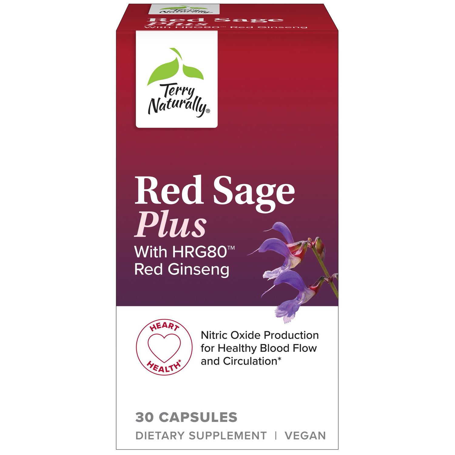 Terry Naturally Red Sage Plus 30caps