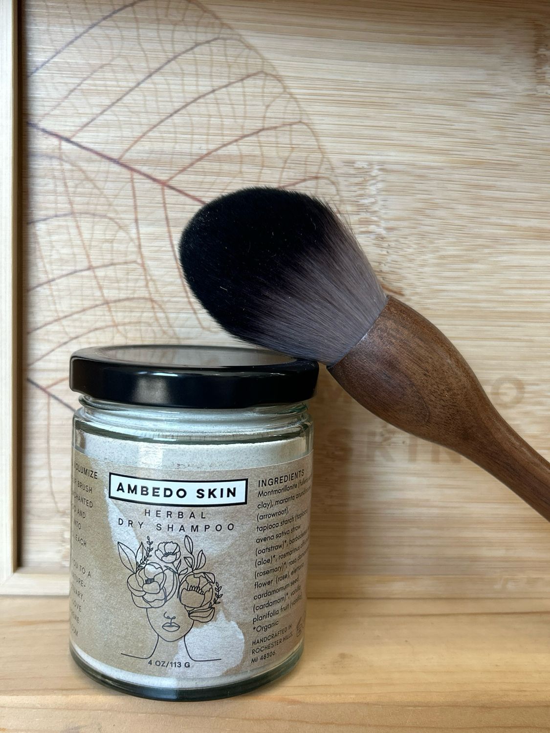 Ambedo Dry Shampoo W/Brush