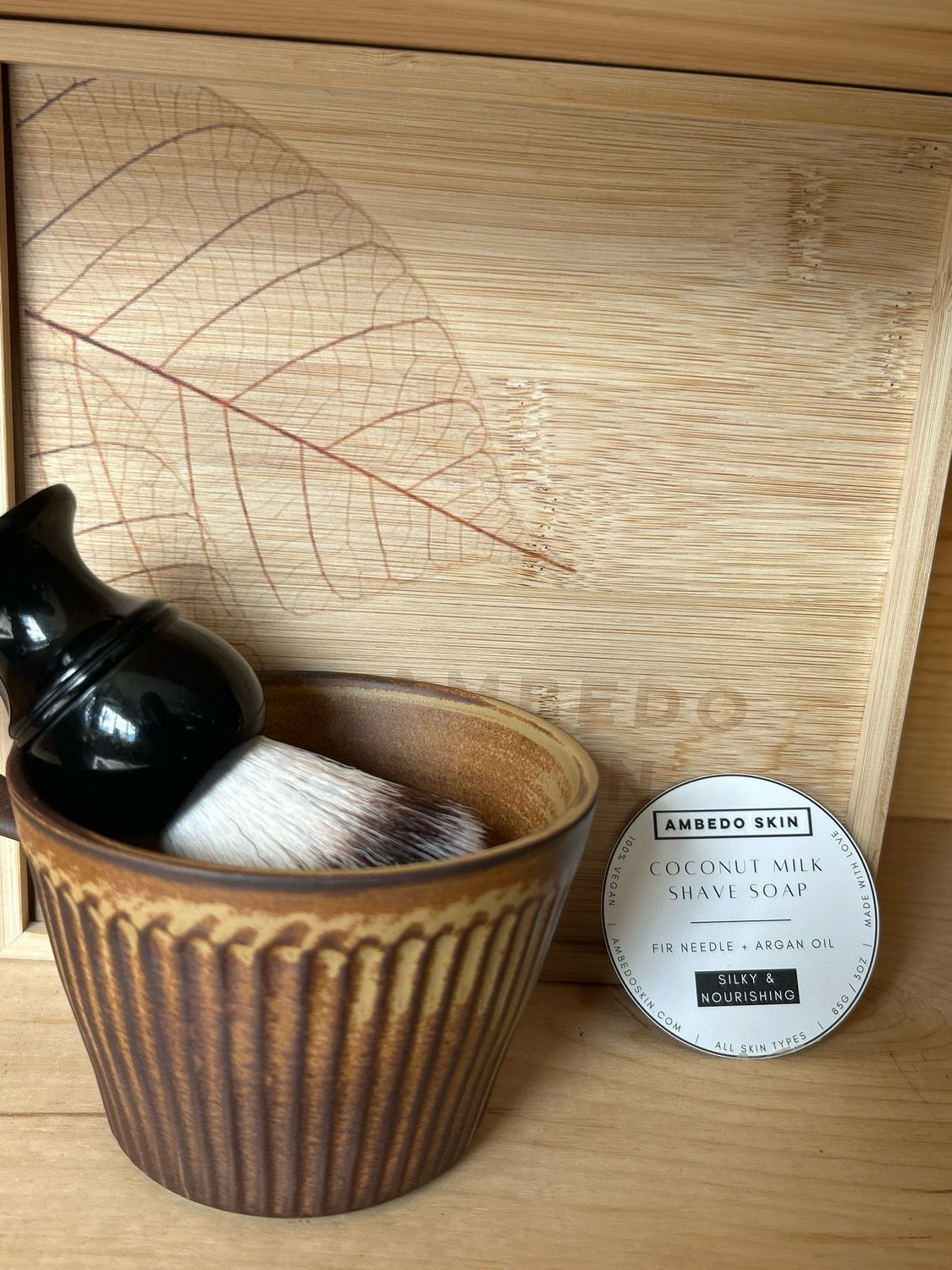 Ambedo Shave Soap + Brush