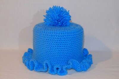 Klorollen Mütze blau