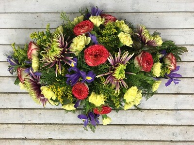Spray of Mixed Flowers 54cm / 21"