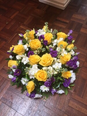 Wreath Ring Mixed Flowers 12"