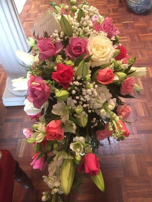 Spray of Mixed Flowers 117cm / 46"