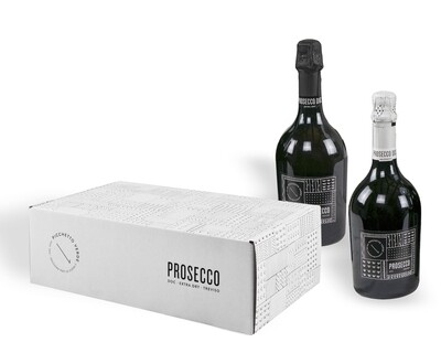 Confezione regalo: Prosecco Brut Millesimato e Extra Dry