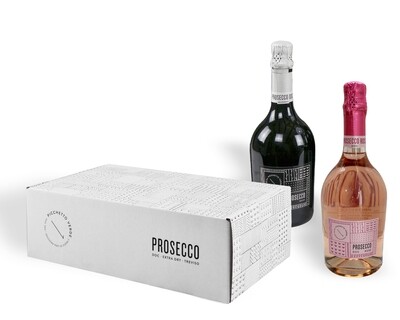 Confezione regalo: Prosecco Brut Millesimato e Rosé