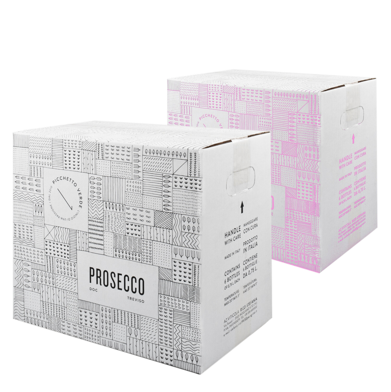 Prosecco DOC Brut Millesimato e Rosè - 6+6 bottiglie