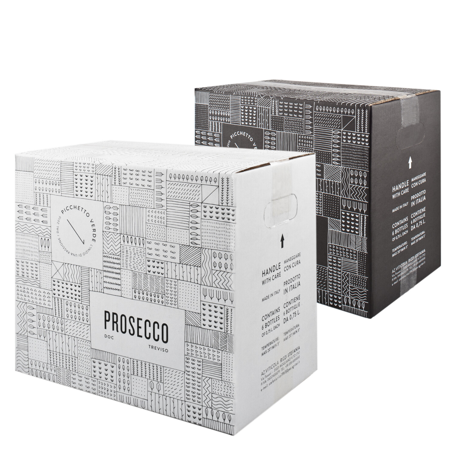 Prosecco DOC Brut Millesimato e Extra Dry - 6+6 bottiglie