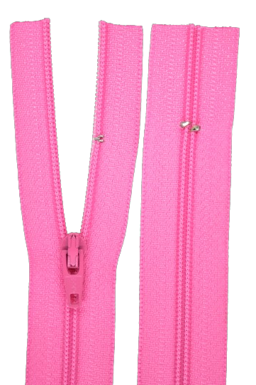 Bettwäschereißverschluss von GIM nicht teilbar mit automatik Schieber in Rosa 515. Bettwäschereißverschluss von GIM nicht teilbar mit automatik Schieber in Rosa 515.