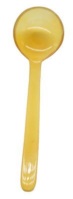 Hornlöffel ca.12,3 cm lang gelb