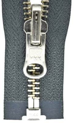 YKK Farbcode 182 schiefergrau bis 100 cm Einwege 5mm Metall sibern Wendeschieber.
