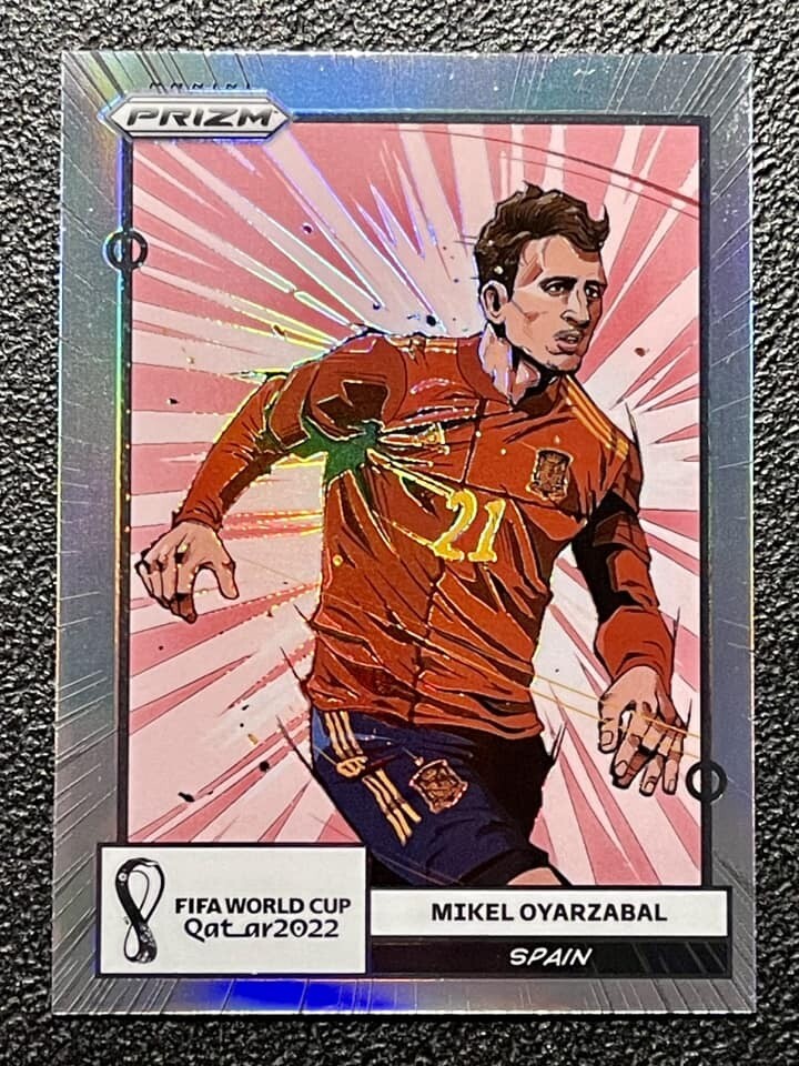 2022 Panini Prizm World Cup Manga Mikel Oyarzabal