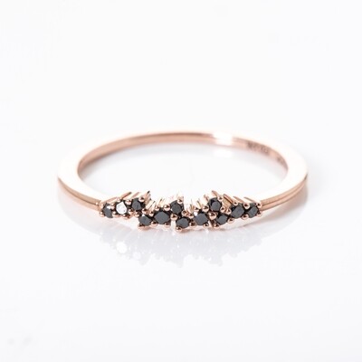 Caviar Black Diamond Ring Caviar Black Diamond Ring