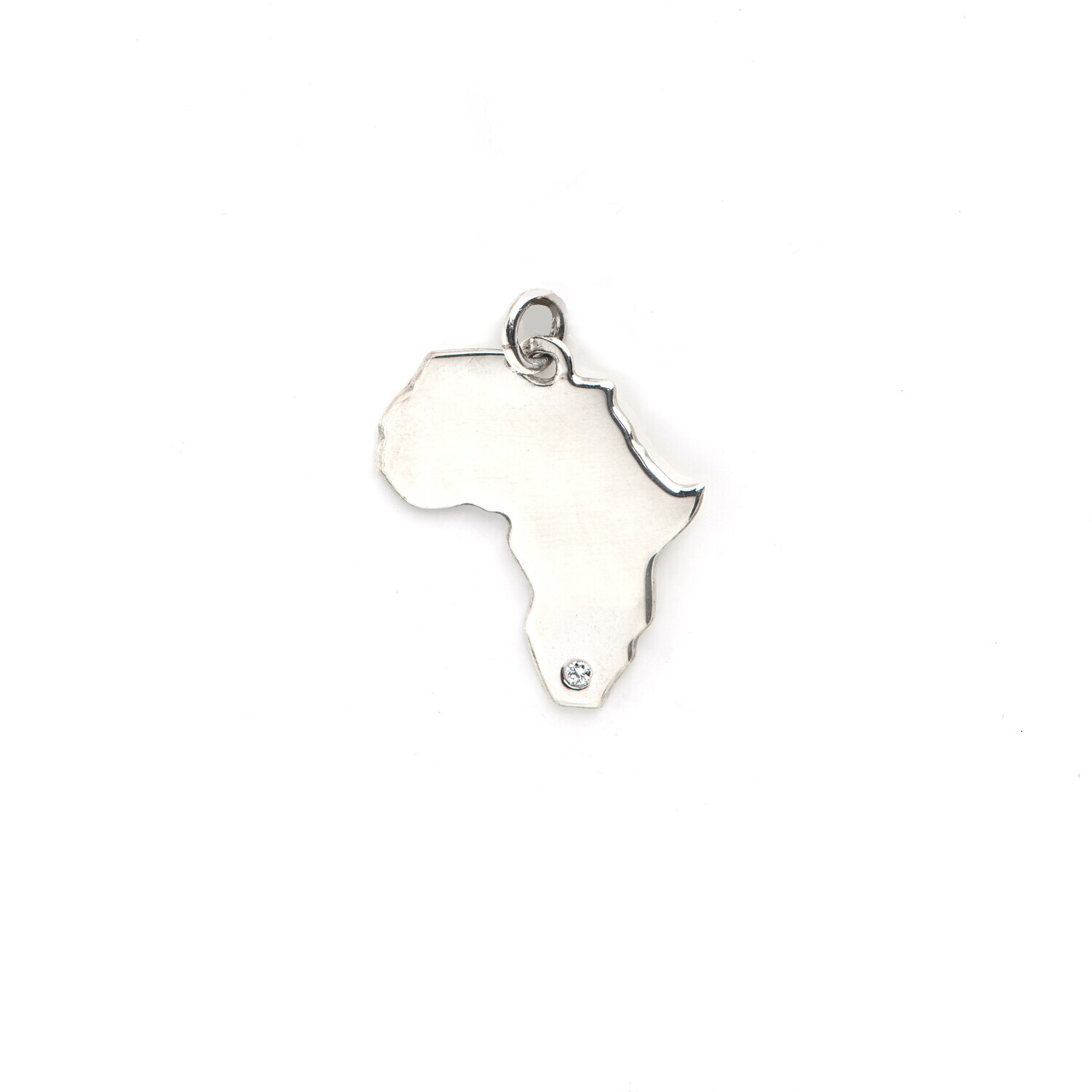 Africa Diamond Necklace | Silver