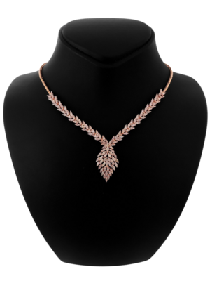 IGI Certified 3.83 Carat Pink Diamonds Necklace