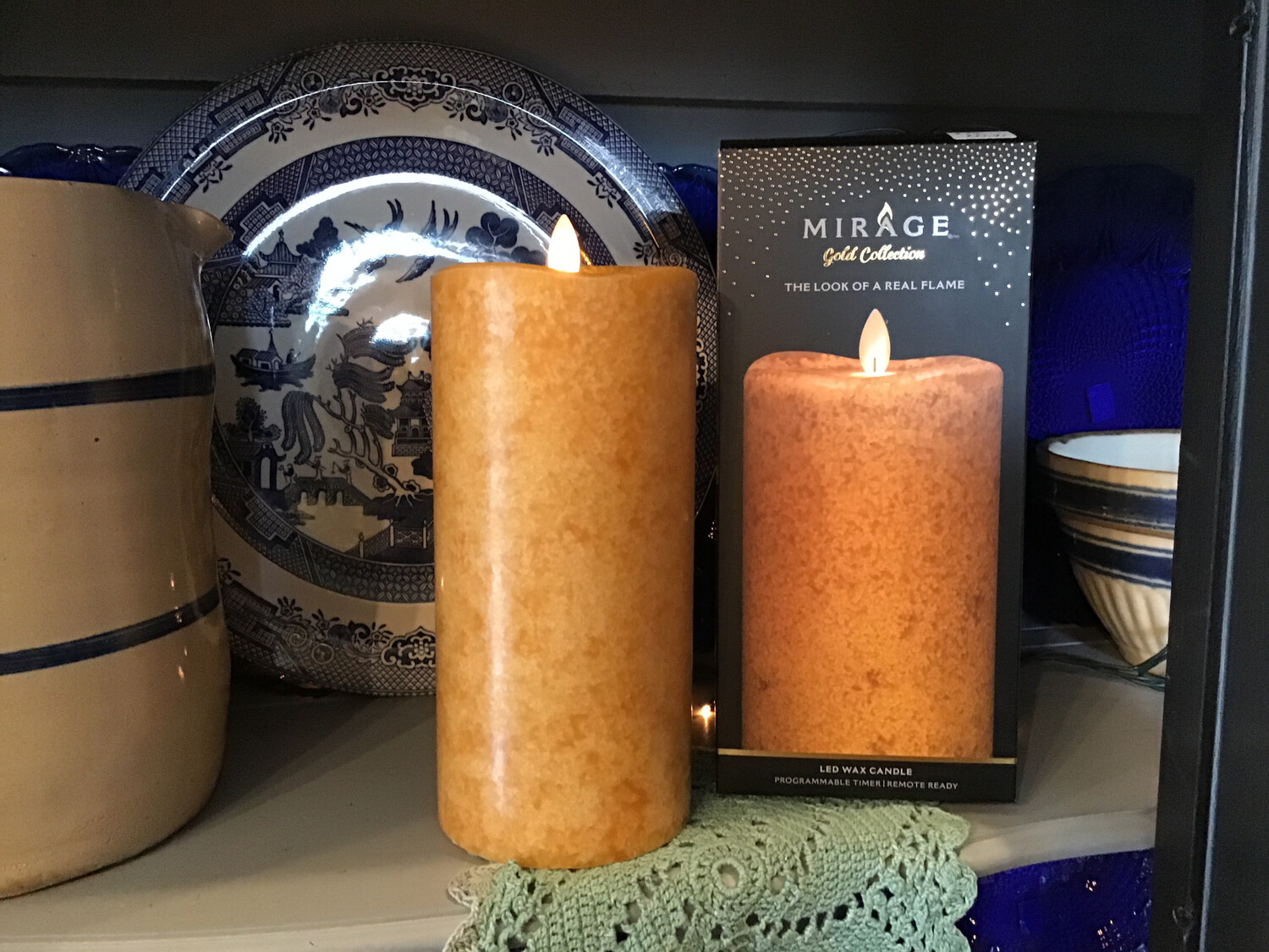 Mirage Flameless Candle 8" /Spice