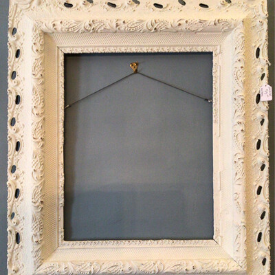 Old Frame Painted And Distressed