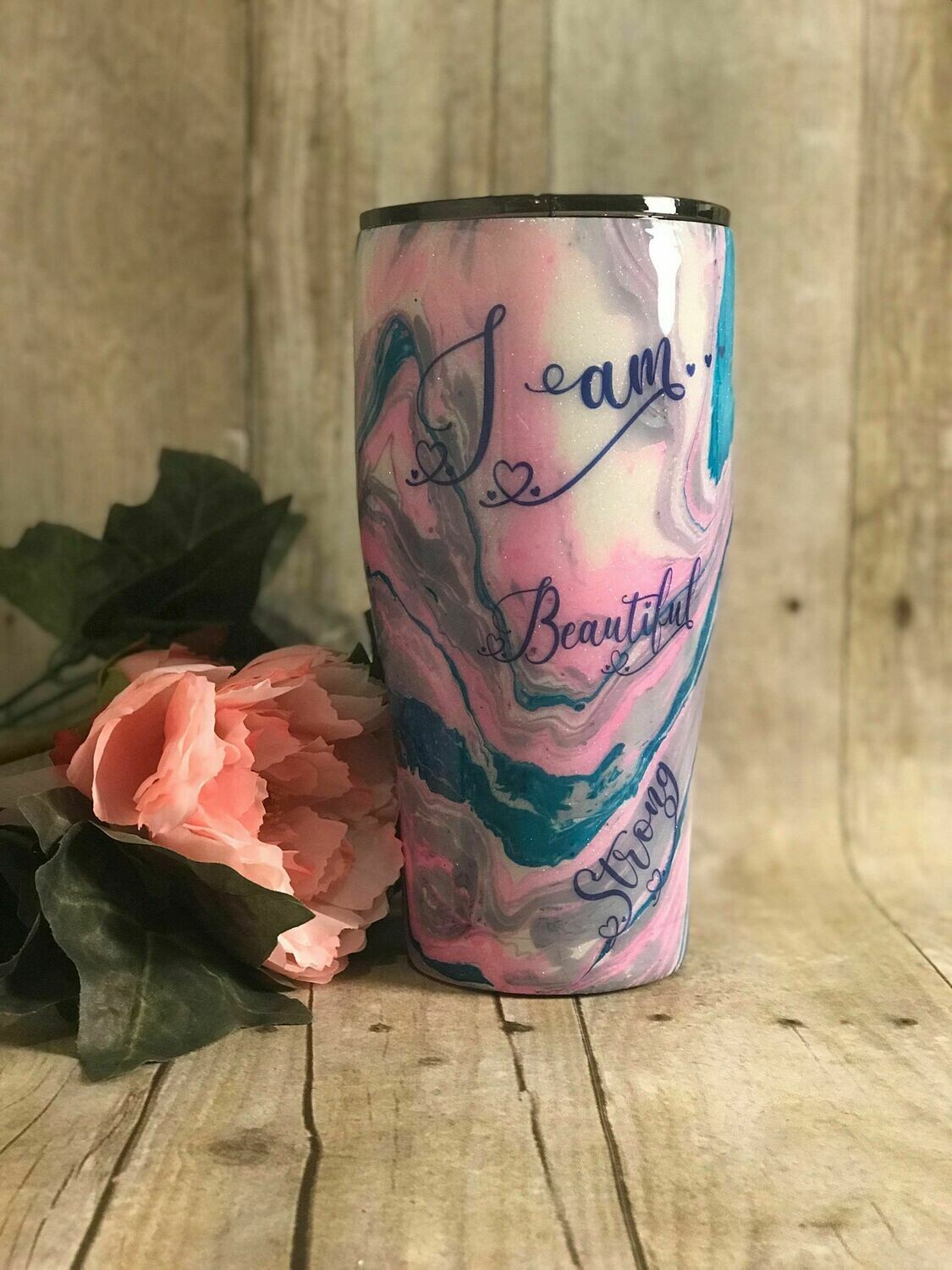 30oz Modern Curve &quot;Positive Affirmations&quot; Tumbler