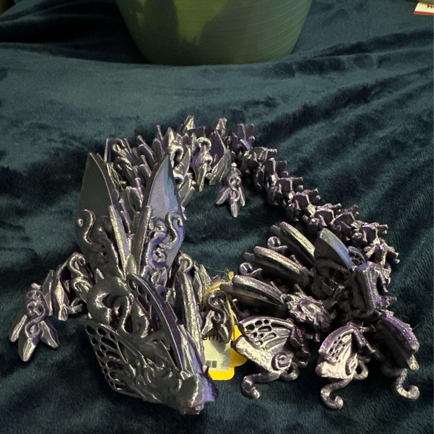 Color shift Butterfly Dragon Black And Purple