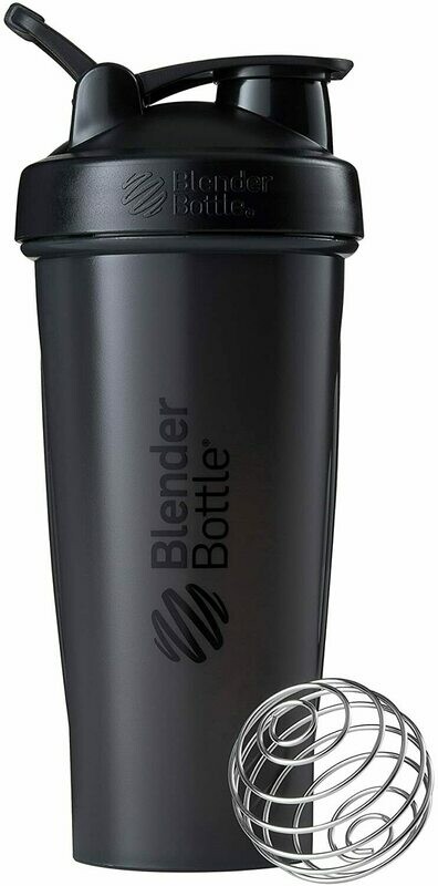 BlenderBottle Classic Lifting Shaker Cup, 28 oz Hand Pulling