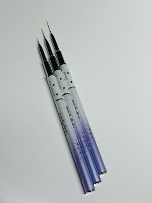 3 pc Striper Brush Set w/ Bling