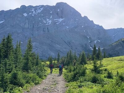 4 Day Mountain Bikepacking Trip from Canmore to Kananaskis with a Hotel Stay and Spa/Hydrotherapy Session! June 30th to July 3rd 2023