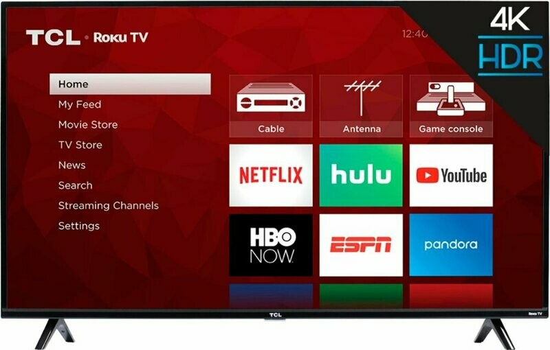 TCL - 50&quot; Class - LED - 4 Series - 2160p - Smart - 4K UHD TV with HDR - Roku TV
