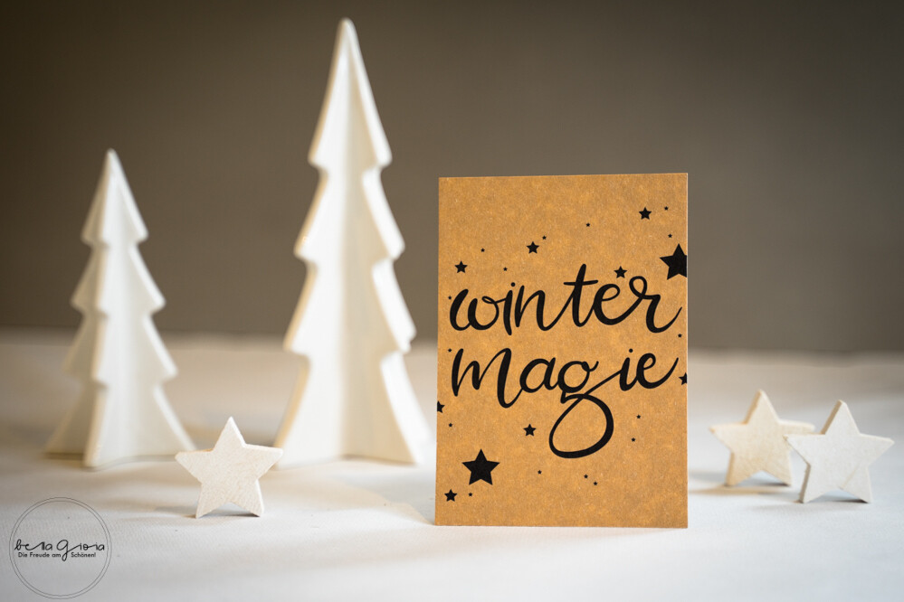 Postkarte wintermagie (A6)