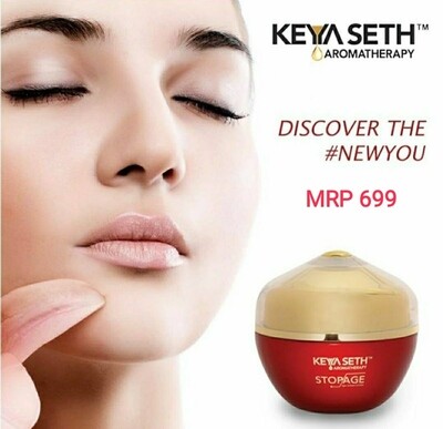 Keya Seth Aromatherapy,Stopage Age Reversal Complex Night Cream, Enriched with Lemon, Orange, Marjoram, Ylang Ylang, Patchouli &amp; extracts of Amla, Green Tea, Gulancha, Carrot Seed 50gm