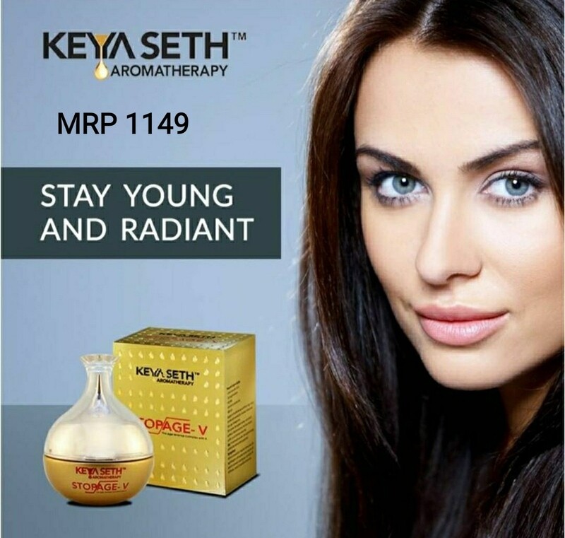 KEYA SETH AROMATHERAPY, DEVICE OF DROP Stopage V -Anti Ageing Treatment Enriched with Vitamin B2, B3, B5, C and E Night Cream