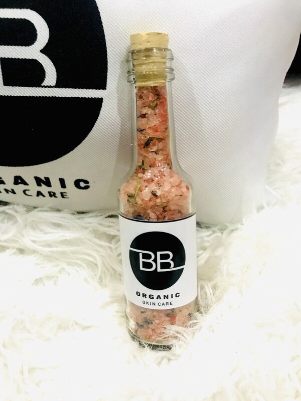 BB Organic Skincare Rosehip and 
Lavender bath salts