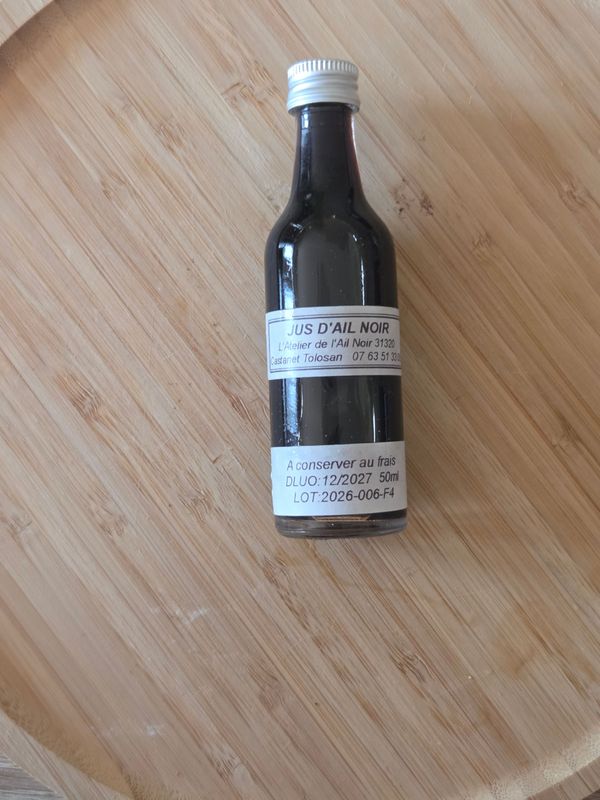 ​​Jus d'ail noir issu d'ail blanc​ 50ml