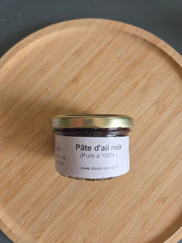 Pâte d'ail noir au naturel issu d'ail blanc 100gr