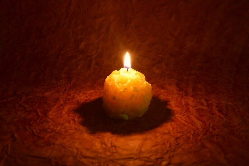 Rose Candle