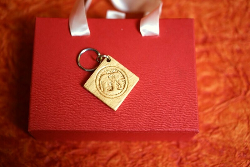 Wooden Carved Key chain