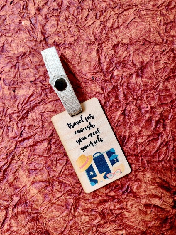 Luggage Tag (Wooden)