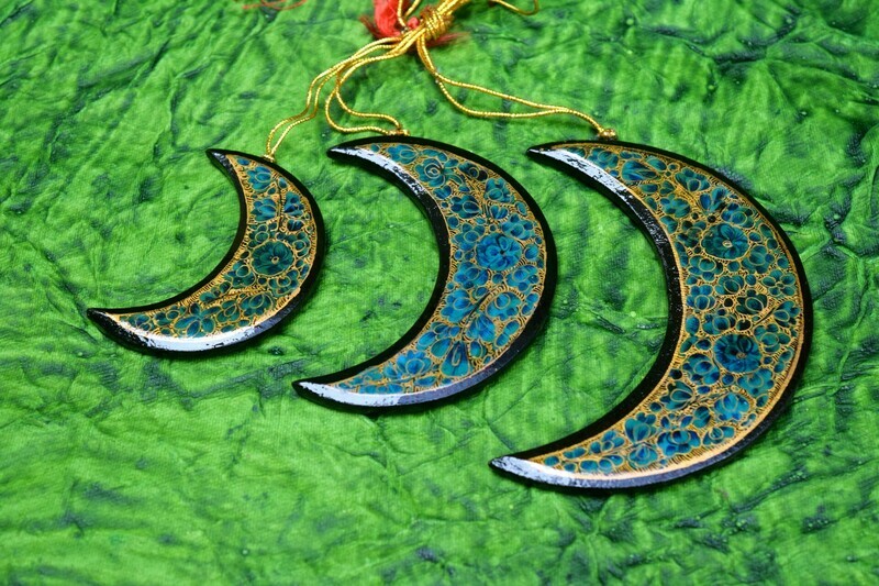 Kashmiri Moon Hanging Set