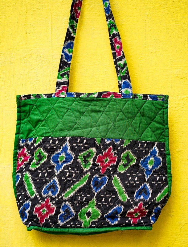 Geometric Print Bag