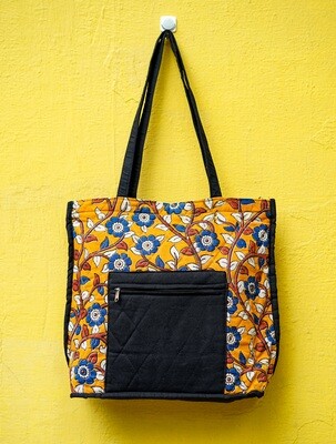 Floral tote bag