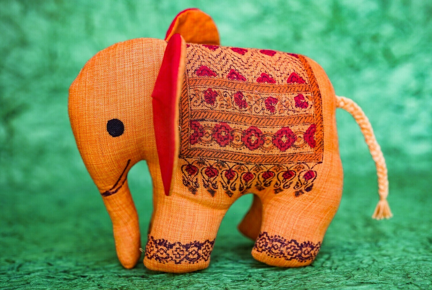 Orange Elephant Toy