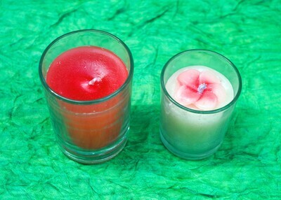 Candle In Glass ( WAX)